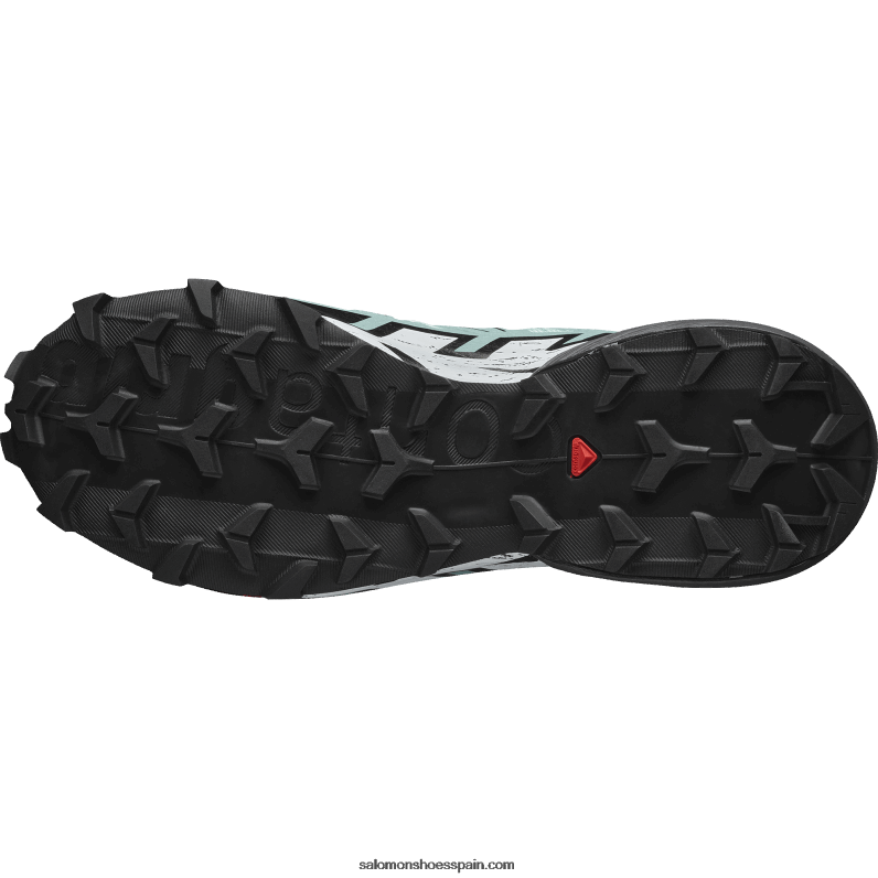 zapatillas de trail running para mujer - speedcross 6 Salomon 00B0PZ1505 yuca/ébano/blanco