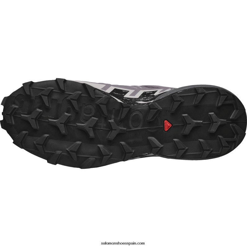 zapatillas de trail running para mujer - speedcross 6 de ancho Salomon 00B0PZ1522 paisaje lunar/negro/cenizas de rosas