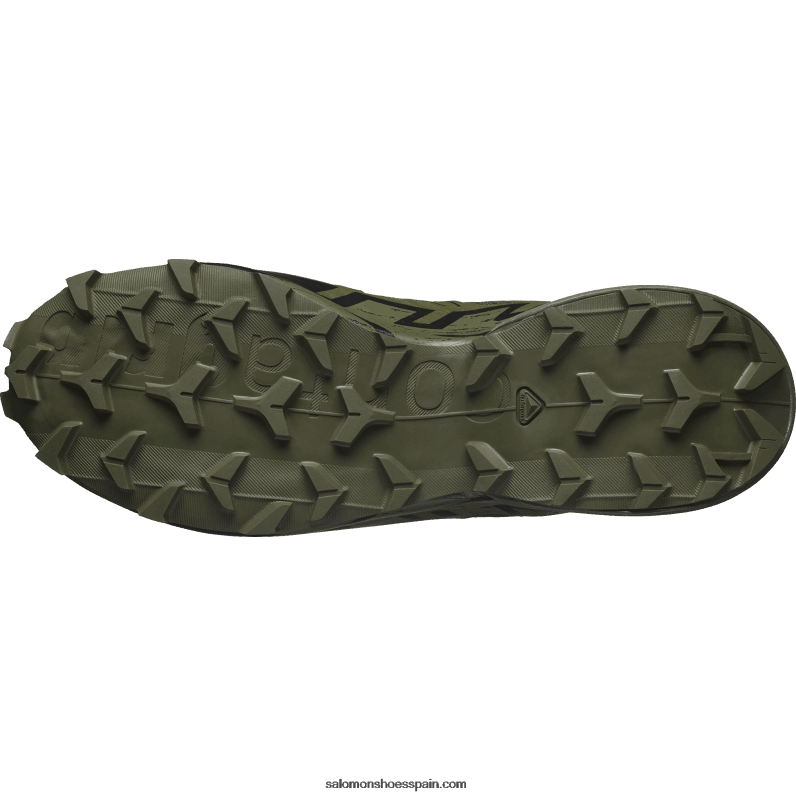 zapatillas de trail running para mujer - speedcross 6 force Salomon 00B0PZ803 guardabosques verde/negro