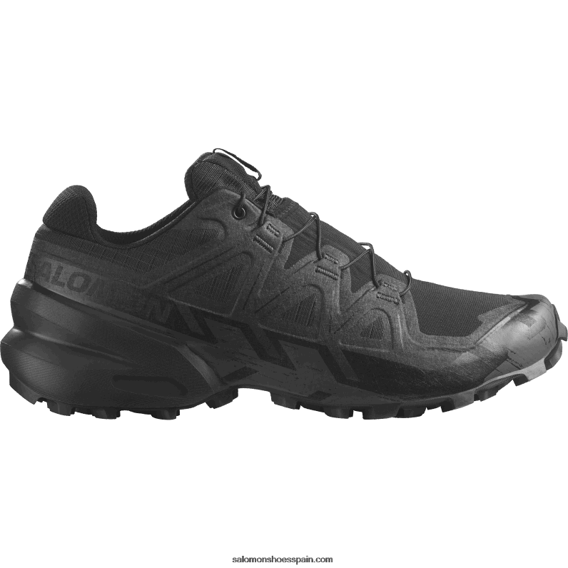 zapatillas de trail running para mujer - speedcross 6 force Salomon 00B0PZ804 negro/fantasma