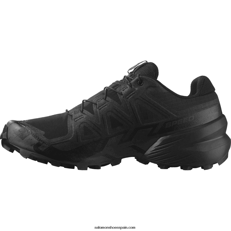 zapatillas de trail running para mujer - speedcross 6 force Salomon 00B0PZ804 negro/fantasma