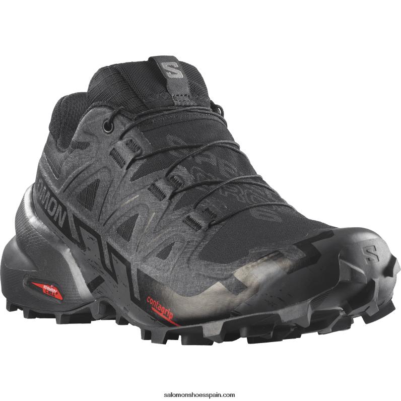 zapatillas de trail running para mujer - speedcross 6 gore-tex Salomon 00B0PZ1516 negro/fantasma