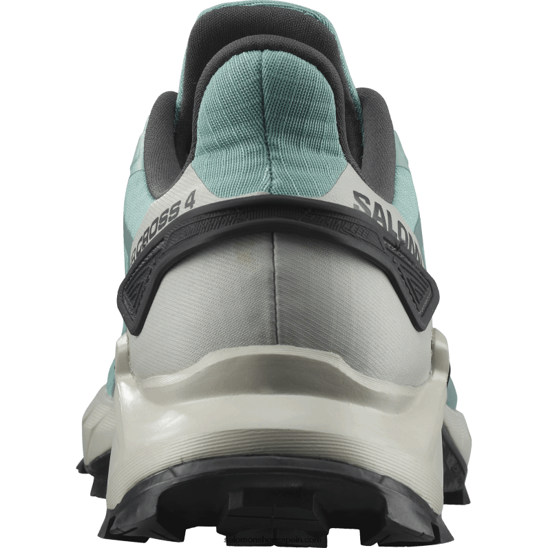 zapatillas de trail running para mujer - supercross 4 Salomon 00B0PZ1543 acuífero/roca lunar/ébano