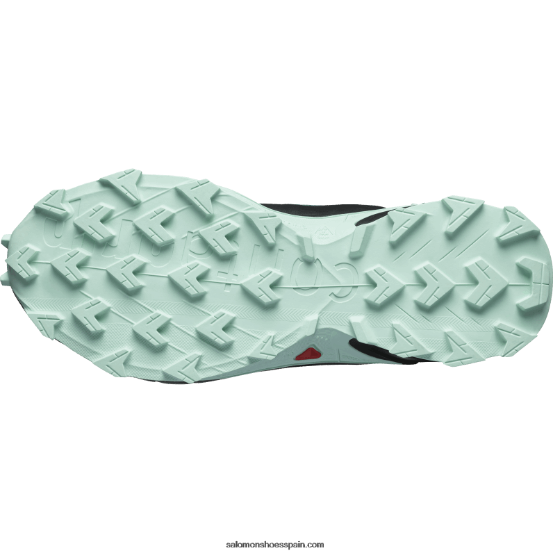 zapatillas de trail running para mujer - supercross 4 Salomon 00B0PZ1544 azul puerto/negro/yuca