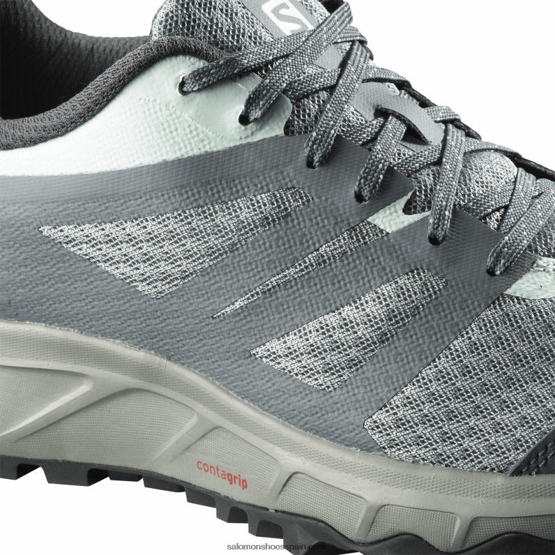 zapatillas de trail running para mujer - trailster 2 Salomon 00B0PZ1547 plomo/clima tormentoso/mañana helada