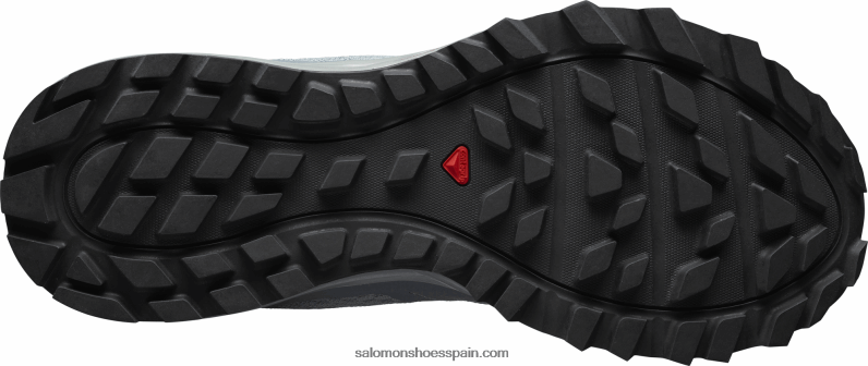 zapatillas de trail running para mujer - trailster 2 Salomon 00B0PZ1547 plomo/clima tormentoso/mañana helada