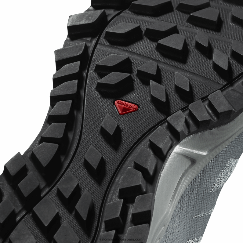 zapatillas de trail running para mujer - trailster 2 Salomon 00B0PZ1547 plomo/clima tormentoso/mañana helada