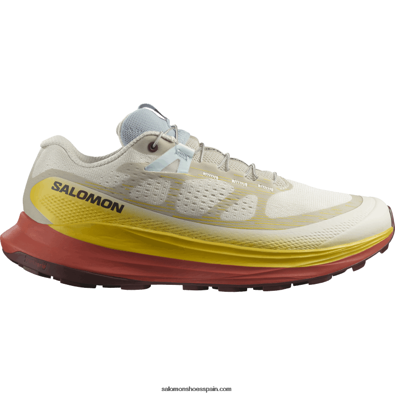 zapatillas de trail running para mujer - ultra glide 2 Salomon 00B0PZ1491 día lluvioso/fresia/salsa picante