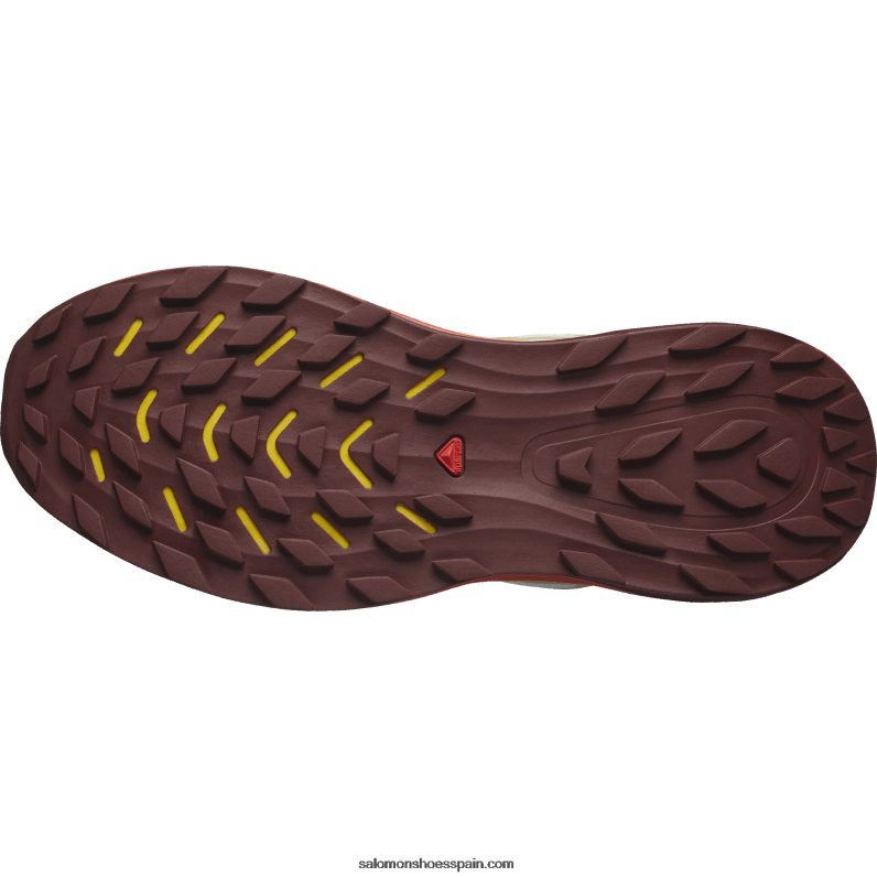 zapatillas de trail running para mujer - ultra glide 2 Salomon 00B0PZ1491 día lluvioso/fresia/salsa picante