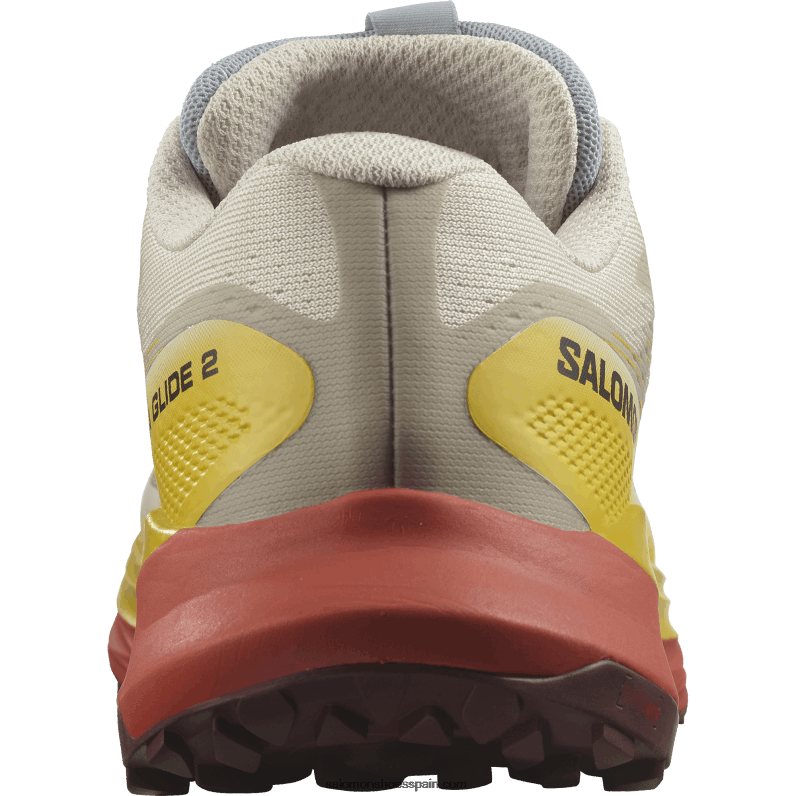 zapatillas de trail running para mujer - ultra glide 2 Salomon 00B0PZ1491 día lluvioso/fresia/salsa picante
