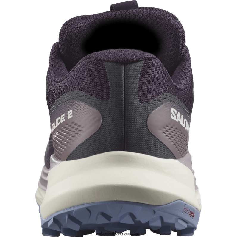 zapatillas de trail running para mujer - ultra glide 2 ancho Salomon 00B0PZ1525 hierba mora/hielo de vainilla/serenidad