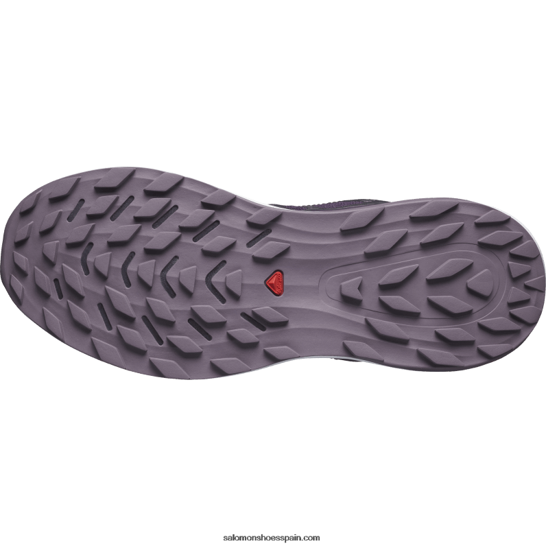 zapatillas de trail running para mujer - ultra glide 2 gore-tex Salomon 00B0PZ1520 belladona/blanco/paisaje lunar