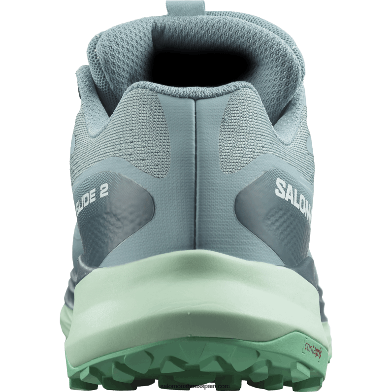 zapatillas de trail running para mujer - ultra glide 2 gore-tex Salomon 00B0PZ1521 azul piedra/yuca/verde vizcaya