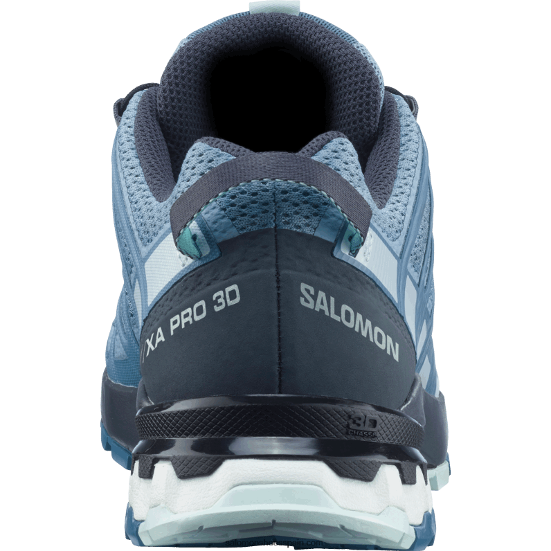 zapatillas de trail running para mujer - xa pro 3d v8 Salomon 00B0PZ1535 azul ashley/ébano/azul ópalo