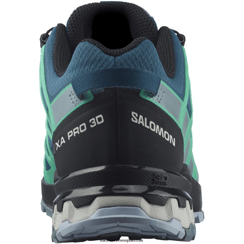 zapatillas de trail running para mujer - xa pro 3d v8 gore-tex Salomon 00B0PZ1539 azul legión/soldado/hoja de menta