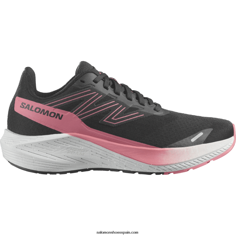 zapatillas de running para mujer - aero blaze Salomon 00B0PZ741 negro/blanco/rosa de té