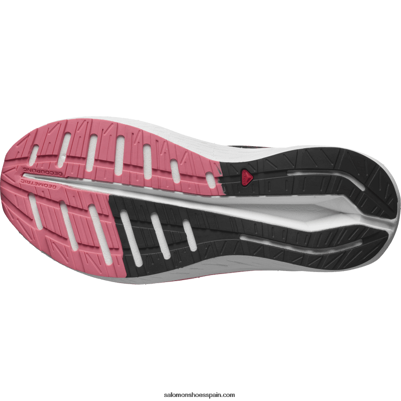 zapatillas de running para mujer - aero blaze Salomon 00B0PZ741 negro/blanco/rosa de té