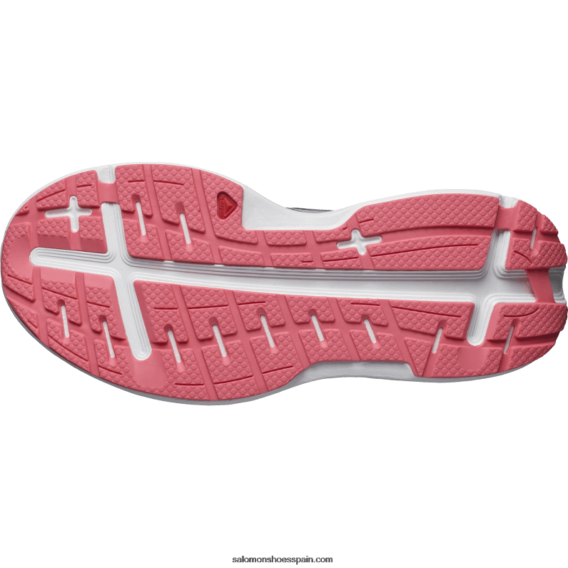 zapatillas de running para mujer - aero glide Salomon 00B0PZ1148 negro/aleación/rosa de té