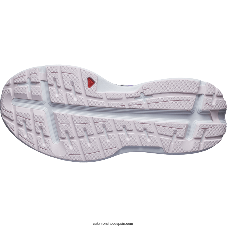 zapatillas de running para mujer - aero glide Salomon 00B0PZ1152 flor de orquídea/rosa cuna/blanco