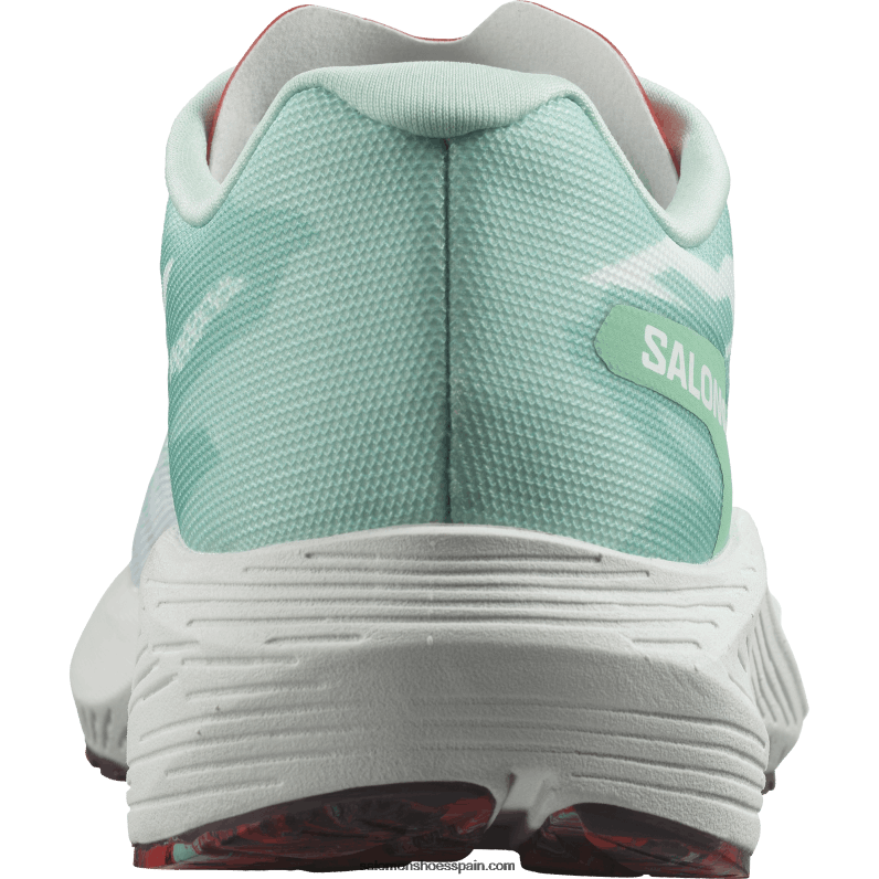 zapatillas de running para mujer - aero volt Salomon 00B0PZ752 yuca/blanco/rojo amapola