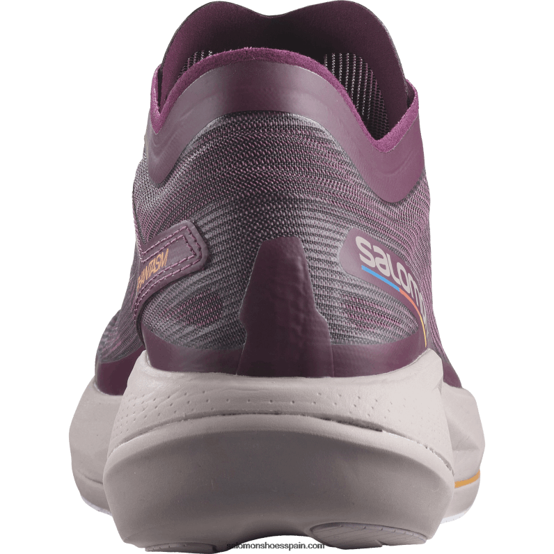 zapatillas de running para mujer - fantasma Salomon 00B0PZ743 vino de uva/codorniz/brezo púrpura