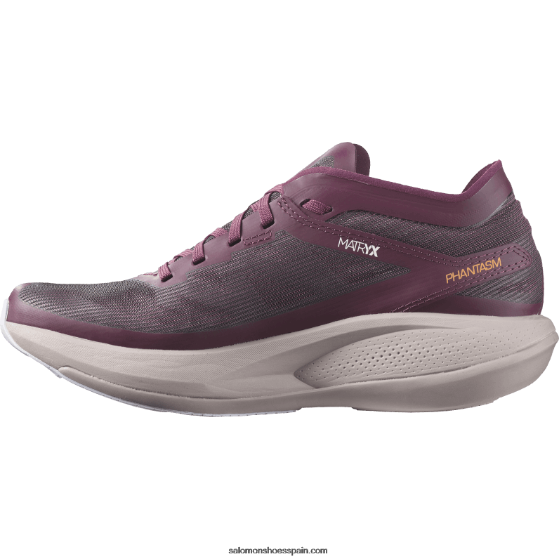 zapatillas de running para mujer - fantasma Salomon 00B0PZ743 vino de uva/codorniz/brezo púrpura