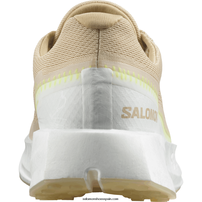 zapatillas de running para mujer - índice 02 Salomon 00B0PZ745 blanco/avellana/amarillo seguridad