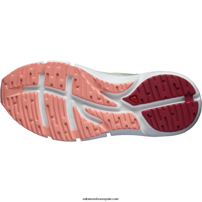 zapatillas de running para mujer - predecir 2 Salomon 00B0PZ755 aerosol/verde granito/dalia en flor