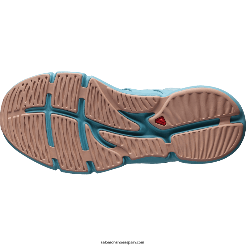 zapatillas de running para mujer - predict soc 2 Salomon 00B0PZ757 azul cristal/azul delphinium/sirocco