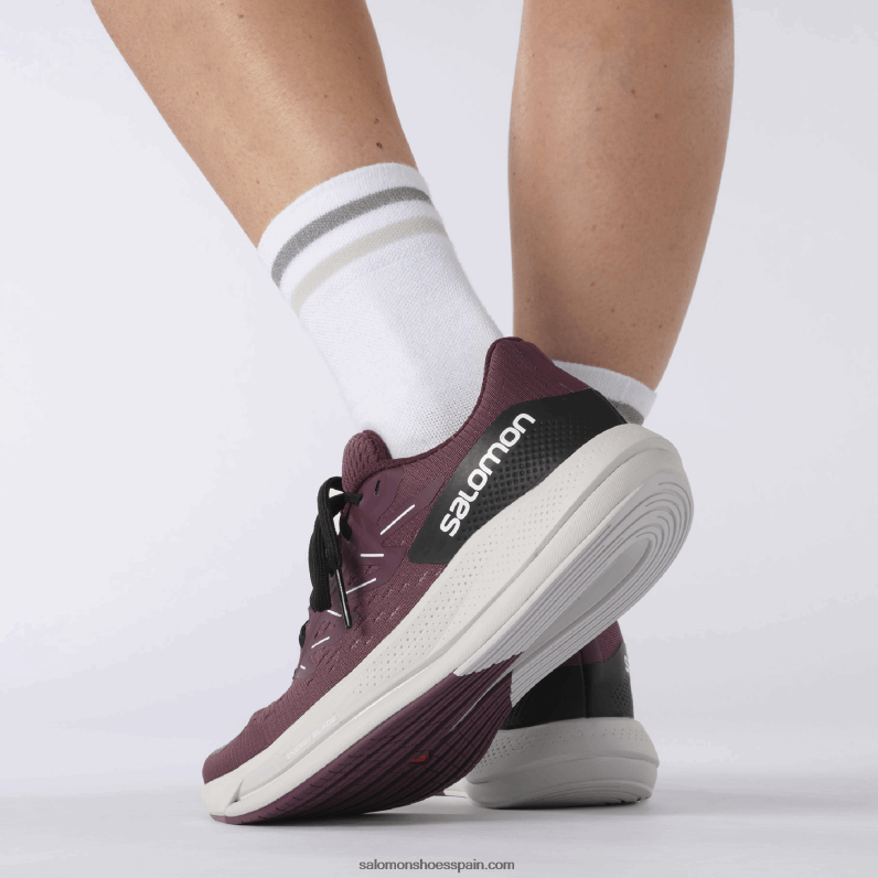 zapatillas de running para mujer - spectur Salomon 00B0PZ748 tulipwood/roca lunar/vino de uva