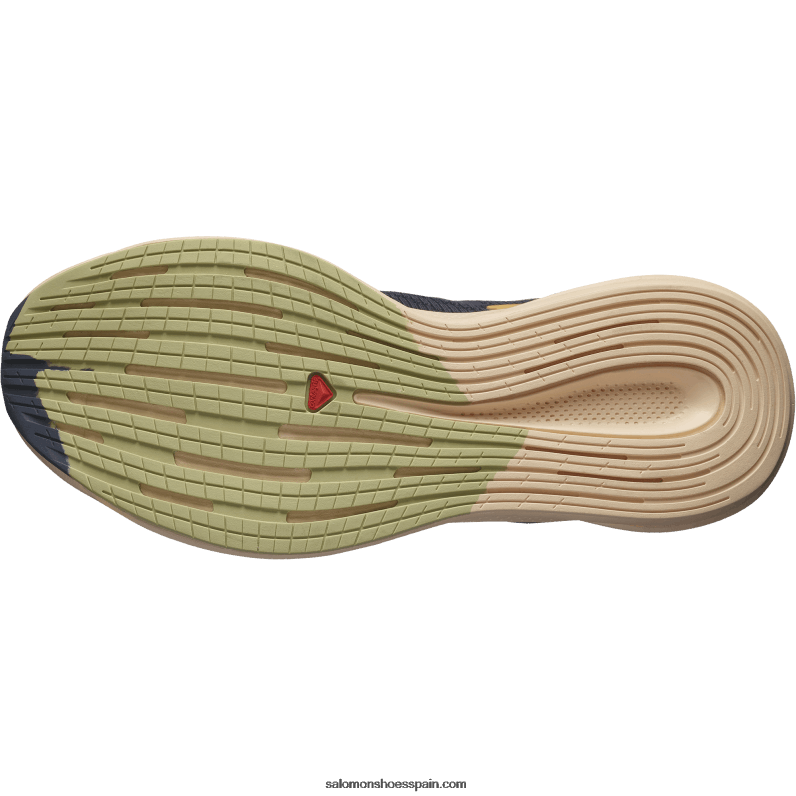 zapatillas de running para mujer - spectur Salomon 00B0PZ749 ébano/crema de almendras/verde puerro