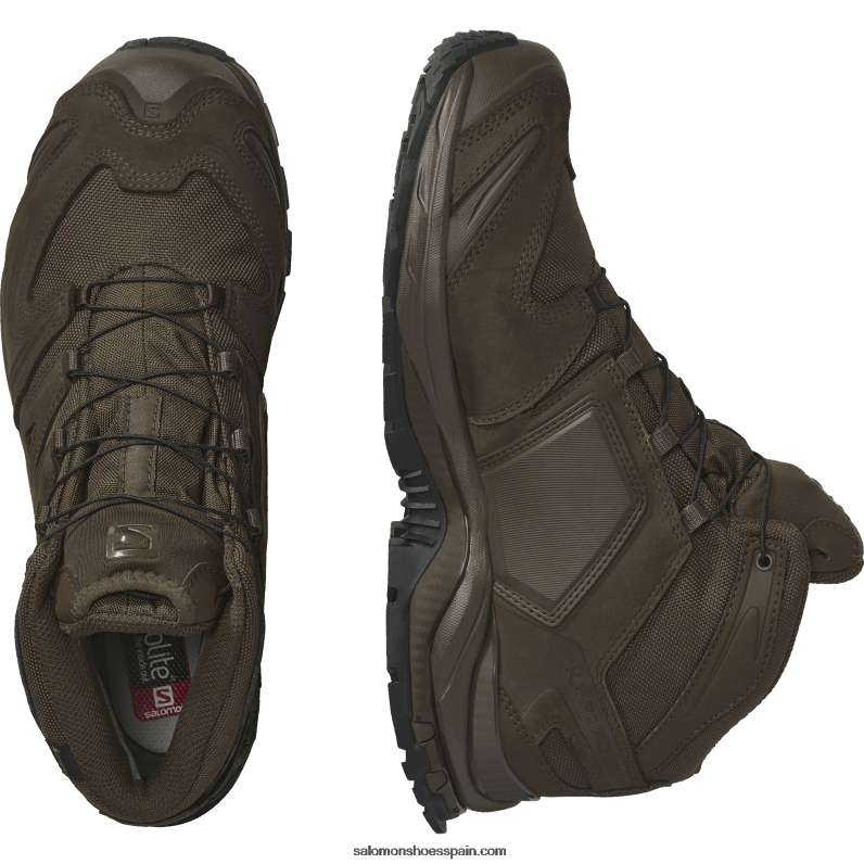 zapatillas force mujer - xa force mid gore-tex es Salomon 00B0PZ818 marrón tierra