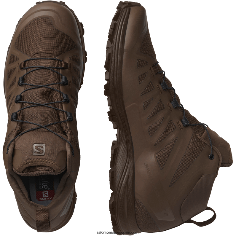 zapatos de las fuerzas femeninas - asalto de velocidad 2 Salomon 00B0PZ800 marrón tierra