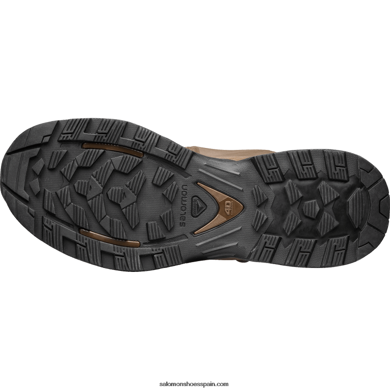zapatos force mujer - quest 4d gore-tex force 2 es Salomon 00B0PZ805 marrón tierra