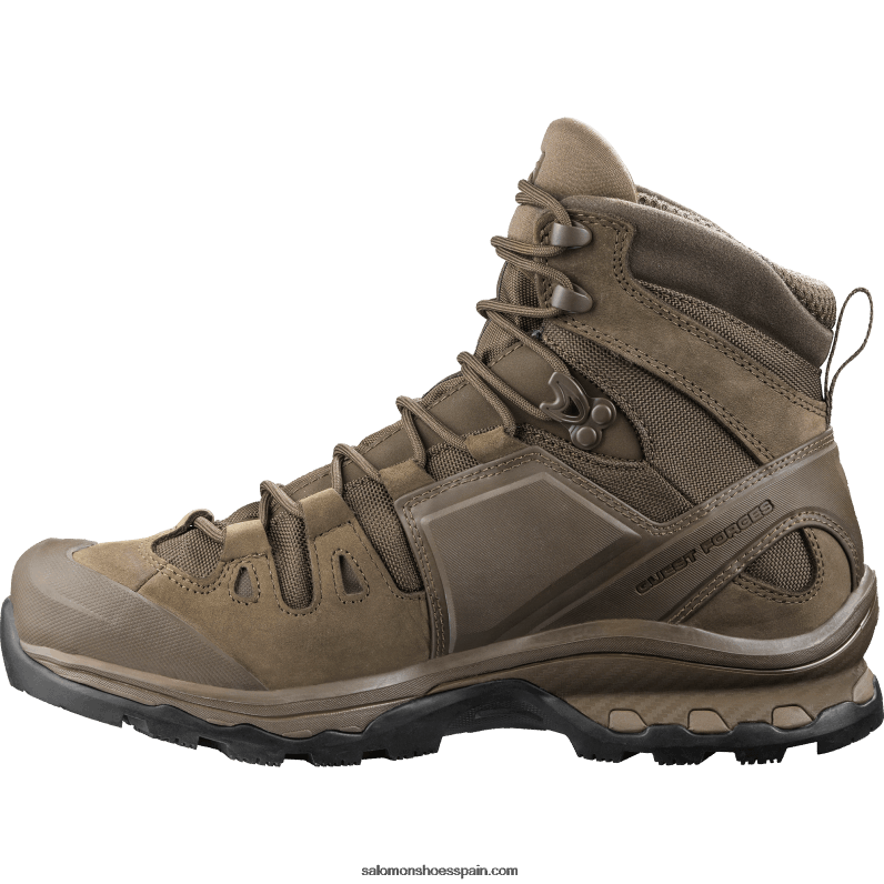 zapatos force mujer - quest 4d gore-tex force 2 es Salomon 00B0PZ805 marrón tierra