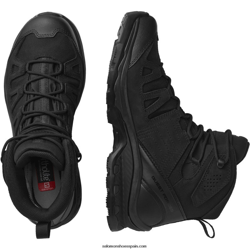 zapatos force mujer - quest prime force gore-tex es Salomon 00B0PZ810 negro