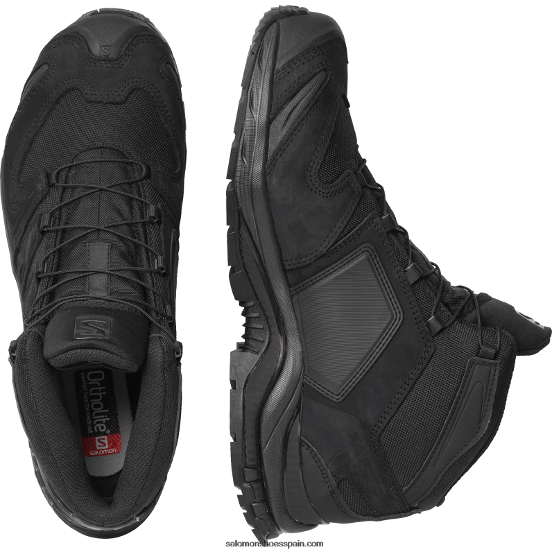 zapatos force mujer - xa force mid es Salomon 00B0PZ827 negro