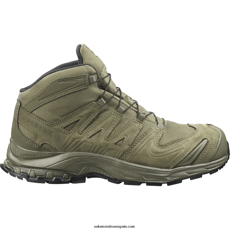zapatos force mujer - xa force mid es Salomon 00B0PZ828 guardabosques verde