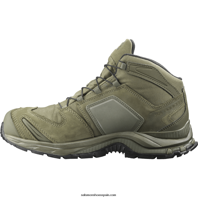 zapatos force mujer - xa force mid es Salomon 00B0PZ828 guardabosques verde