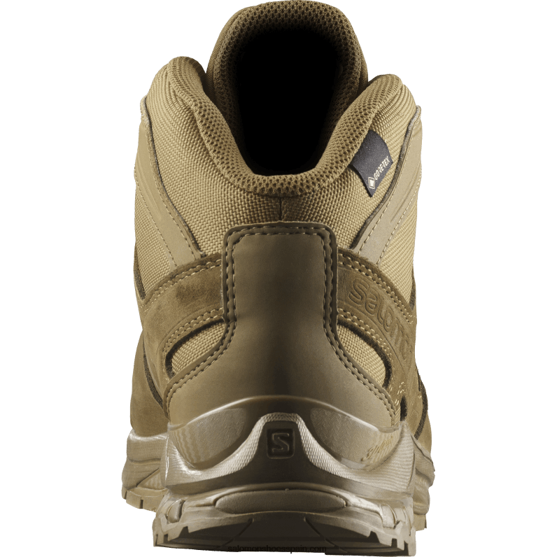 zapatos force mujer - xa force mid gore-tex Salomon 00B0PZ811 marrón coyote