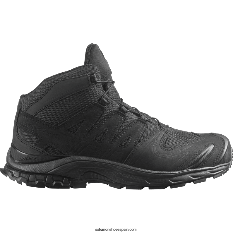 zapatos force mujer - xa force mid wide es Salomon 00B0PZ817 negro