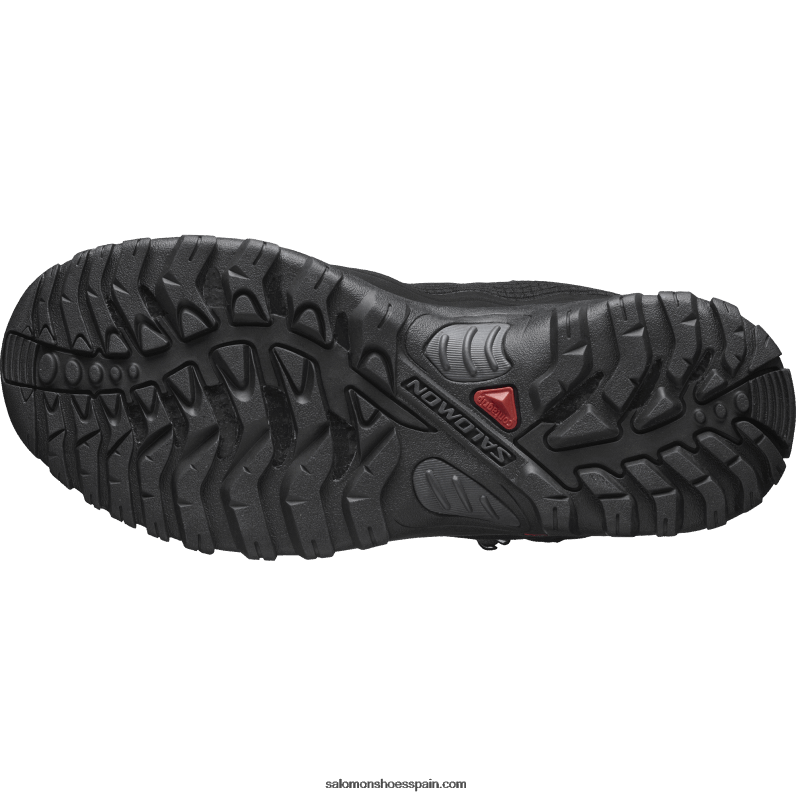 botas de invierno para mujer - refugio clima impermeable Salomon 00B0PZ782 degustación de vino negro/ébano/