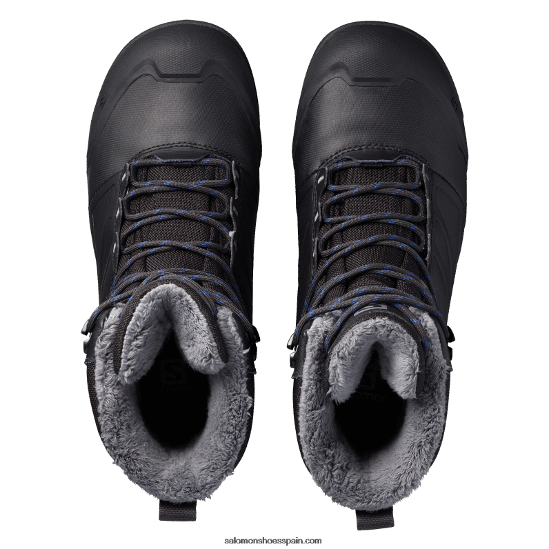 botas de invierno para mujer - toundra pro clima waterproof Salomon 00B0PZ783 fantasma/negro/azul amparo