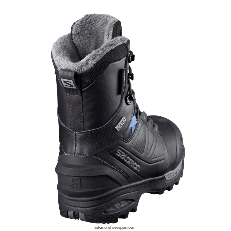 botas de invierno para mujer - toundra pro clima waterproof Salomon 00B0PZ783 fantasma/negro/azul amparo