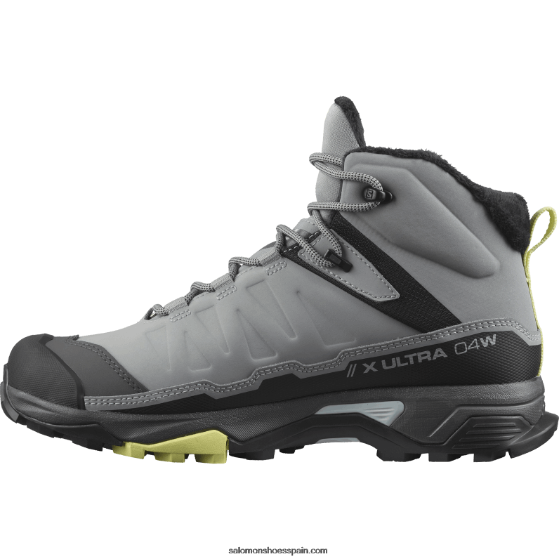 botas de invierno para mujer - x ultra 4 mid winter thinsulate clima waterproof Salomon 00B0PZ786 monumento/negro/charlock