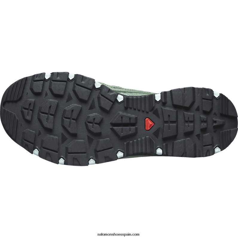 zapatos de agua para mujer - techamphibian 5 Salomon 00B0PZ787 corona de laurel/hielo ártico/azul marino
