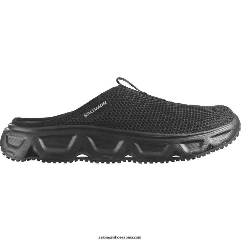 zapatos de recuperación para mujer - reelax slide 6.0 Salomon 00B0PZ1549 negro/aleación
