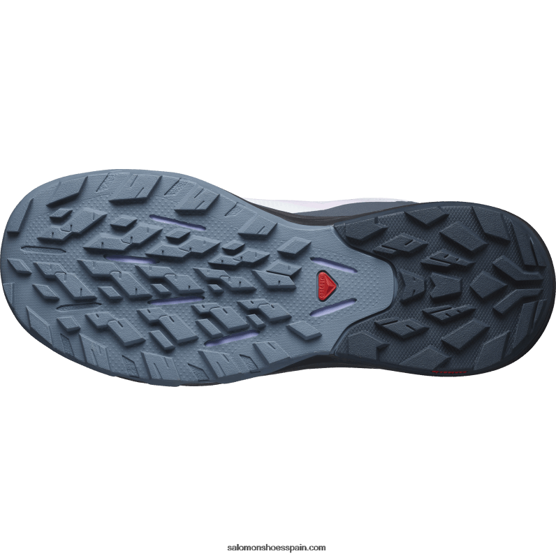 botas de montaña para mujer - outpulse mid gore-tex Salomon 00B0PZ1114 hielo ártico/tinta china/orquídea en flor