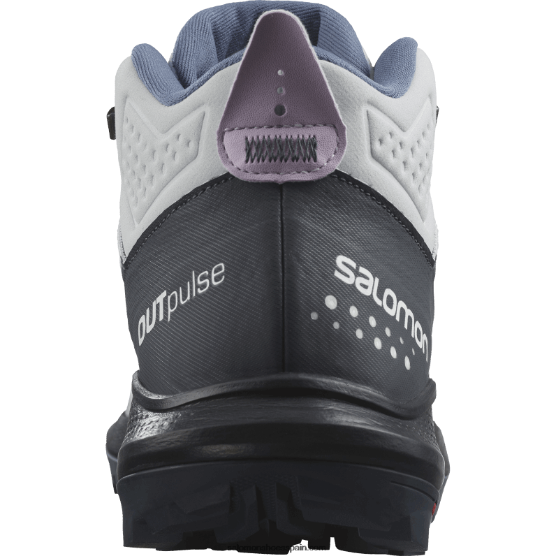 botas de montaña para mujer - outpulse mid gore-tex Salomon 00B0PZ1114 hielo ártico/tinta china/orquídea en flor
