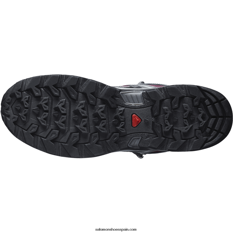 botas de montaña para mujer - x ultra pioneer mid clima impermeable Salomon 00B0PZ1278 cata de vinos/imán/granito verde